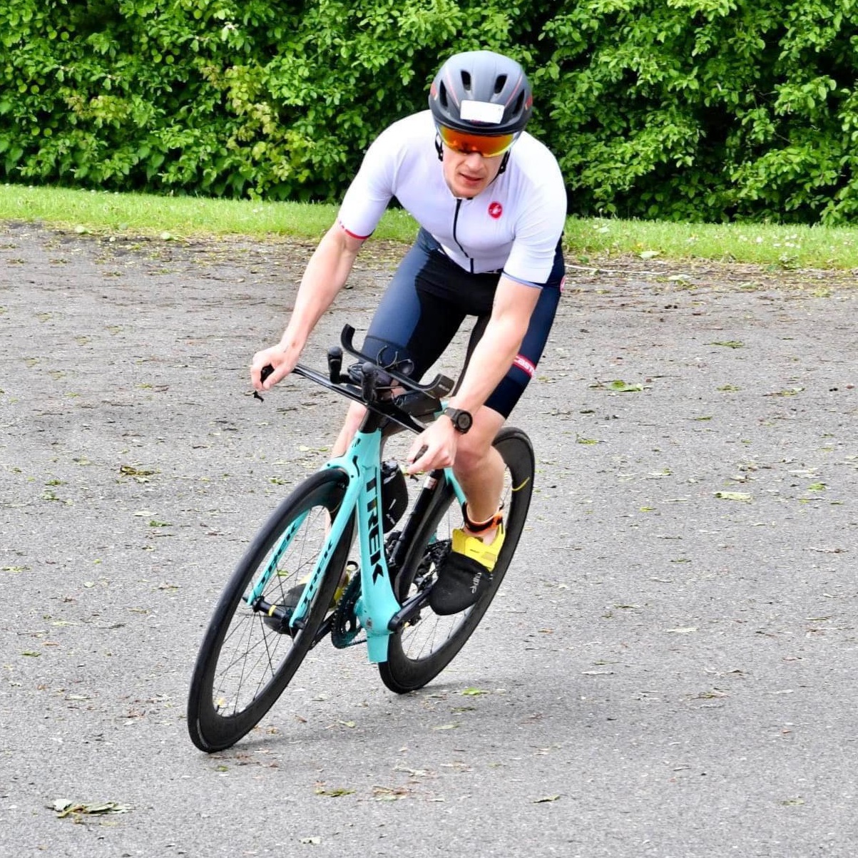 FTP training on a triathlon bike