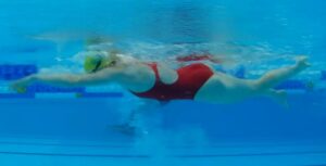 Good body position in front crawl